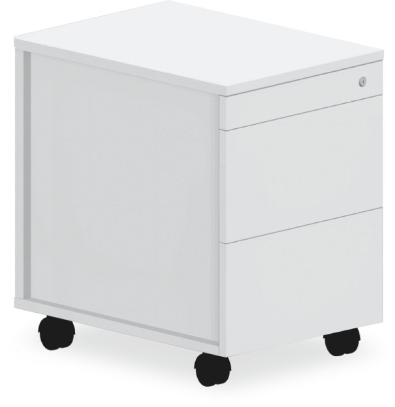 Mobilní kontejner bezúchytkový 43x58x59,5cm - Šedá