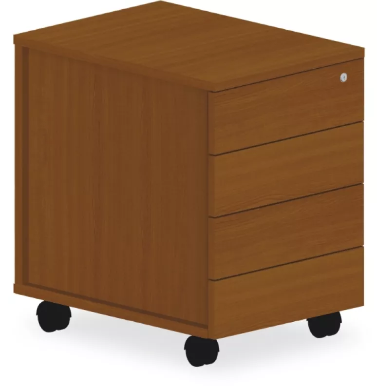 Mobilní kontejner bezúchytkový 43x58x59,5cm - Bílá