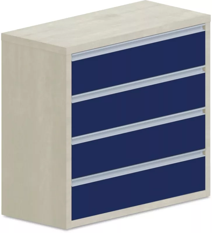 Komoda 100x45x90cm - Brillint white