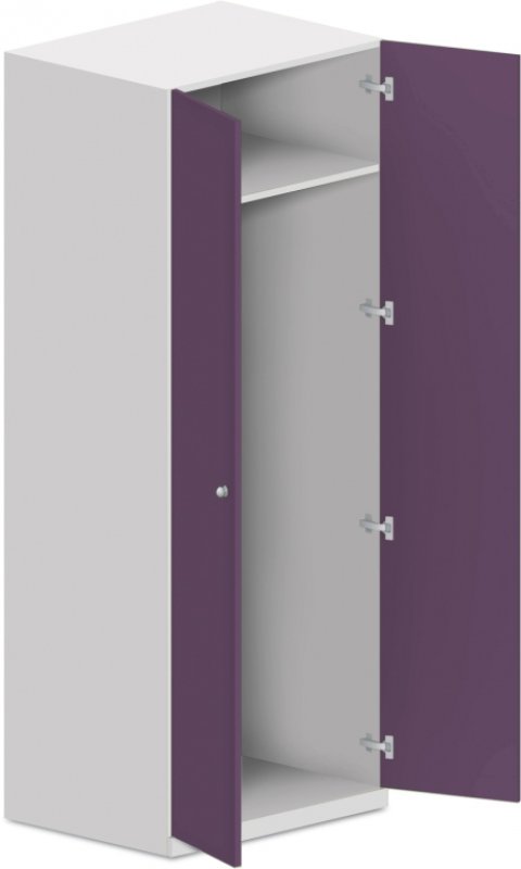 Šatní skříň 80x62x205cm - Chilli red