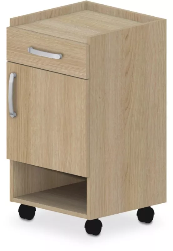 Noční stolek 45x45x82cm - Olše zlatočervená