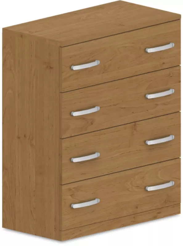 Komoda zásuvková 80x40x110cm - Javor