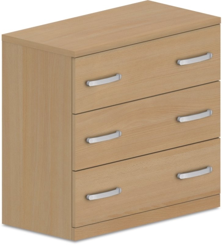 Komoda zásuvková 80x40x75cm - Dub Lindberg