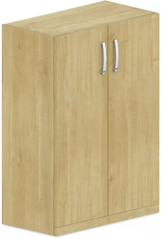 Policová skříň, dvířka 80x42x110cm - Buk bílý