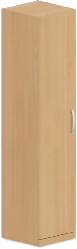 Policová skříň, dvířka 40x42x180cm - Olše zlatočervená