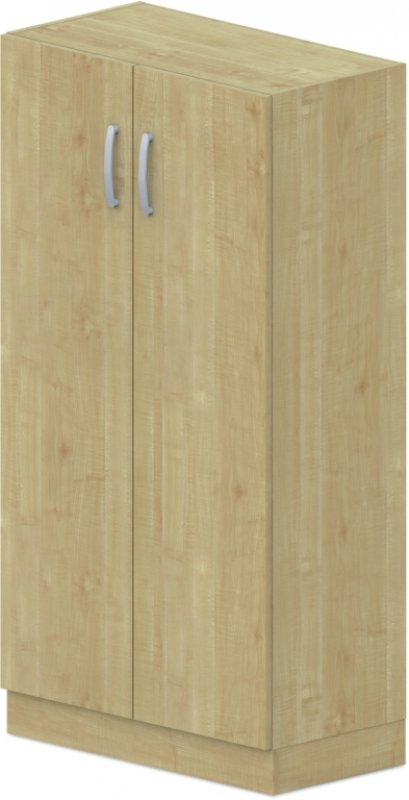 Skříň policová, dvířka 80x42x152,5cm - Šedá