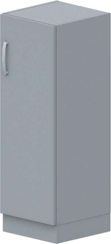 Skříň policová, dvířka 40x42x117,5cm - Šedá