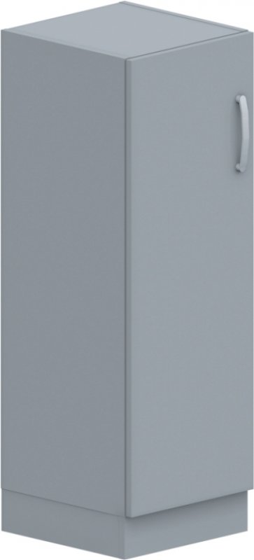 Skříň policová, dvířka 40x42x117,5cm - Šedá