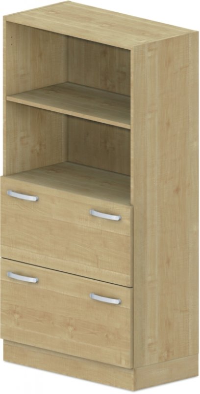 Skříň policová, registratury/niky 80x42x152,5cm - Šedá