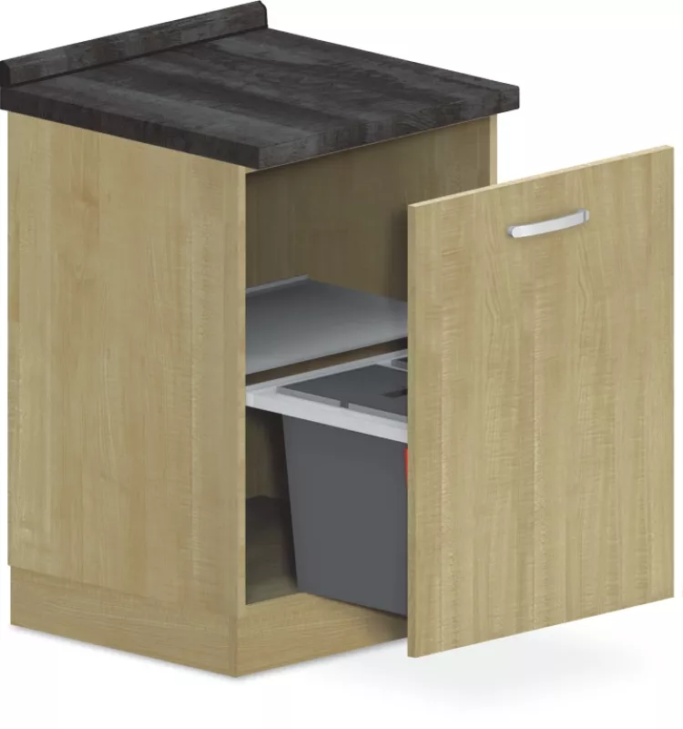 Spodní skříňka na odpad 60x60x90cm - Šedá