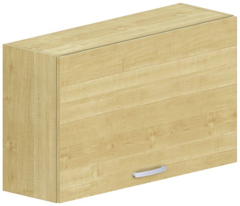 Horní skříňka s výklopnými dveřmi 100x32x60cm - Šedá