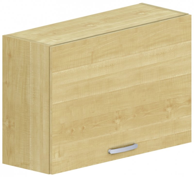 Horní skříňka s výklopnými dveřmi 90x32x60cm - Šedá