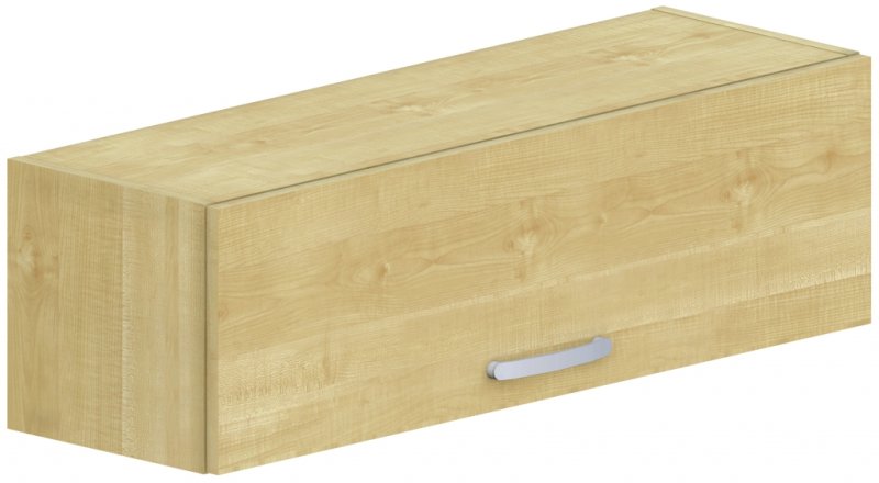 Horní skříňka s výklopnými dveřmi 100x32x30cm - Šedá