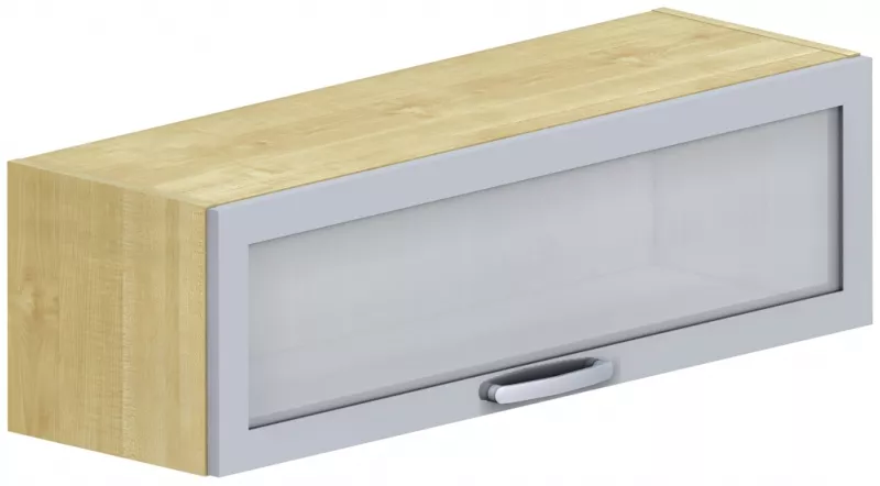 Horní skříňka s výklopnými dveřmi 100x32x30cm - Bílá