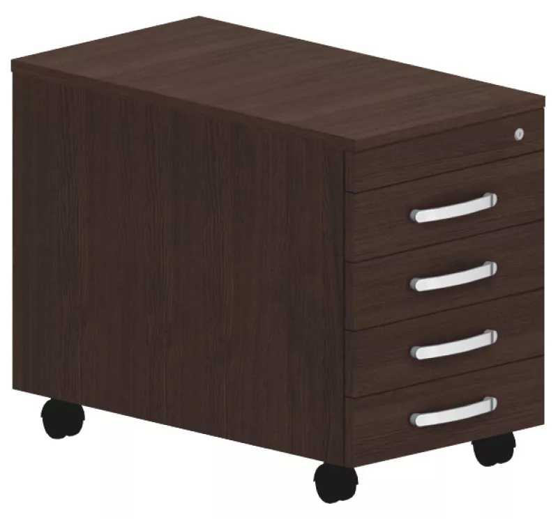 Mobilní kontejner 43x80x59,5cm - Wenge