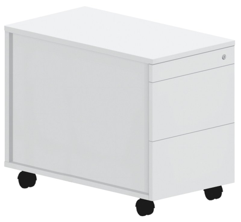 Mobilní kontejner bezúchytkový 43x80x59,5cm - Šedá