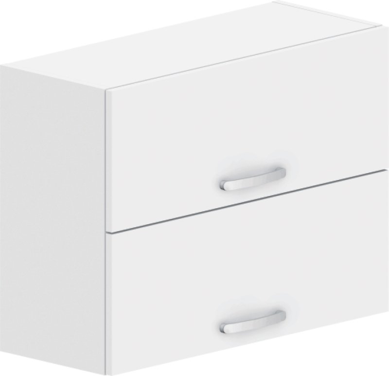 Horní skříňka s výklopnými dveřmi 60x32x60cm - Šedá