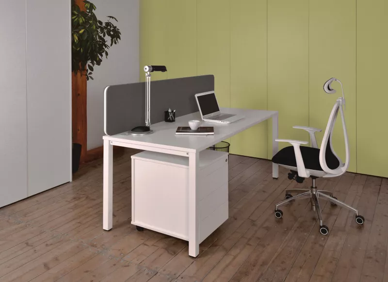 Látkový paravan ke stolu 140x40cm - Šedá