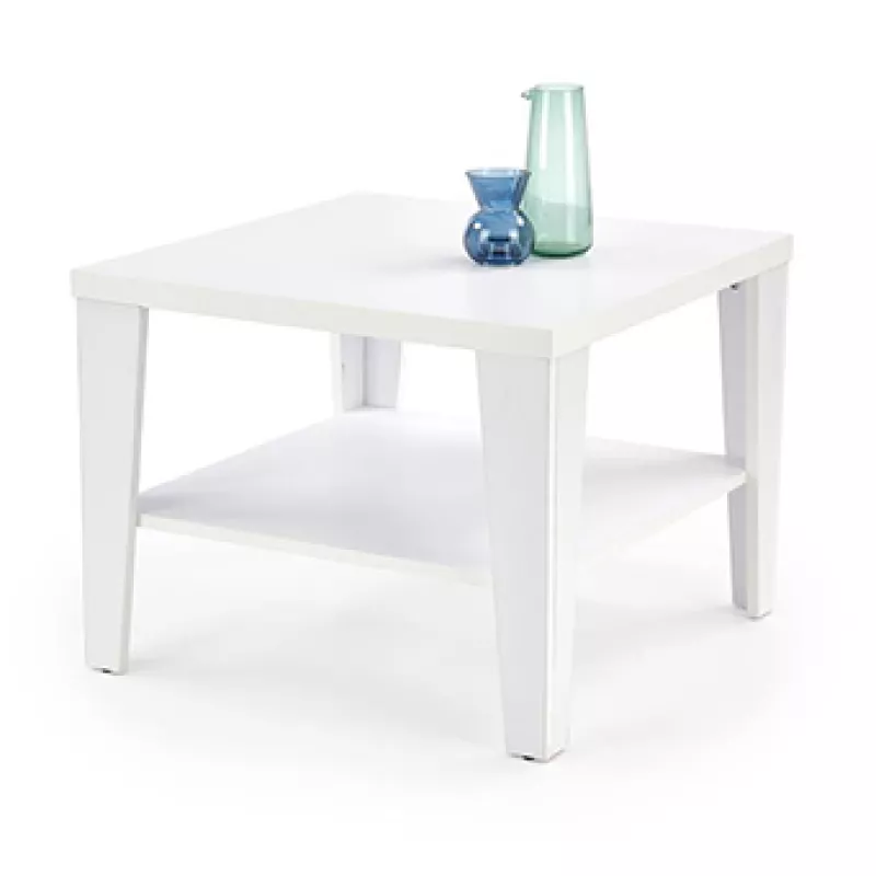 Konferenční stolek Manta 70x70x54cm - Bílá - doprodej