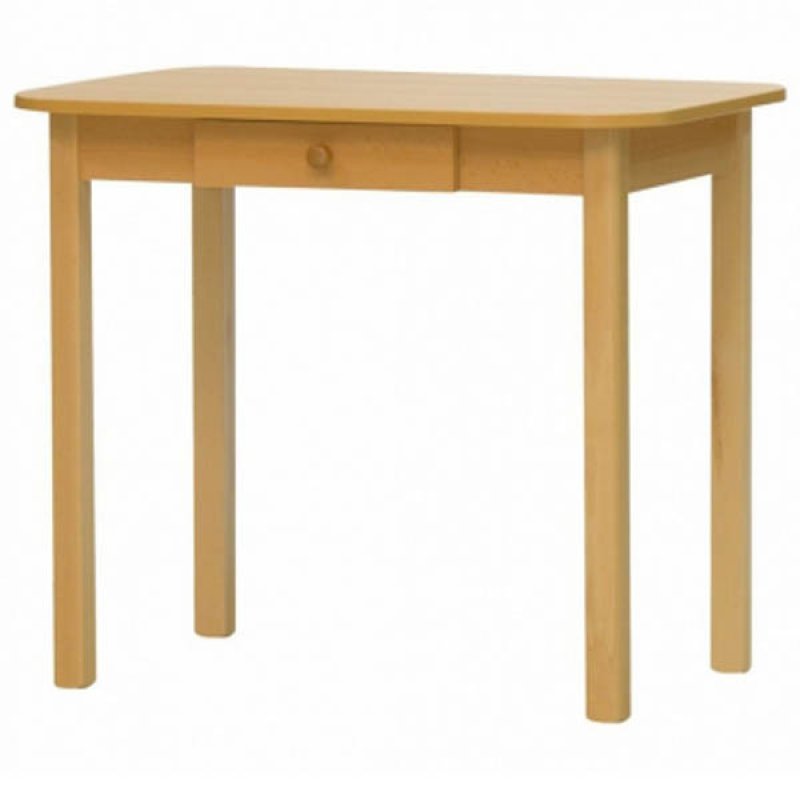 Jedálenský stôl so zásuvkou 90 cm - PICCOLO - Dub sonoma