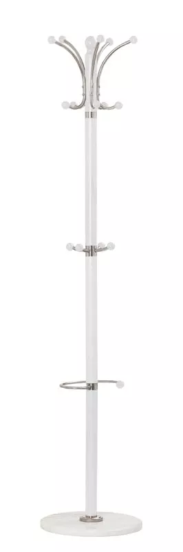 Stojanový věšák 38x185cm - Bílá
