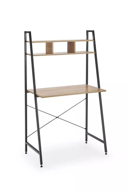 Psací stůl Narvik  84x46x142cm - Černá/dub sonoma