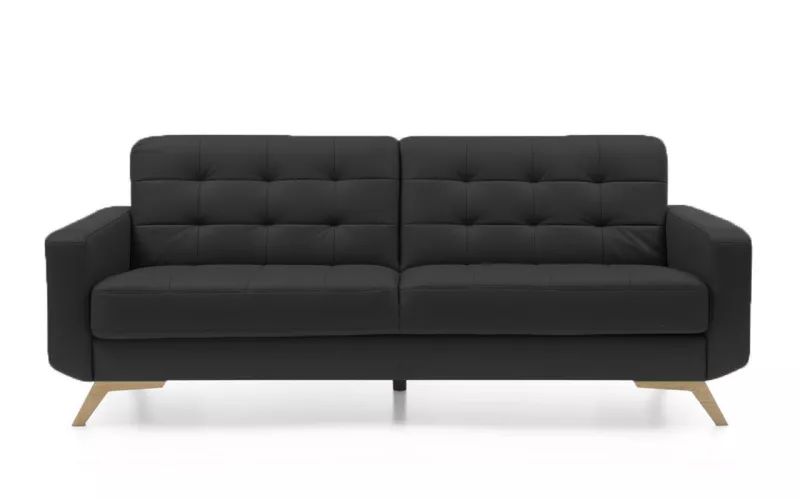 FIORD trojmístná pohovka 222x89x87 - Antracit