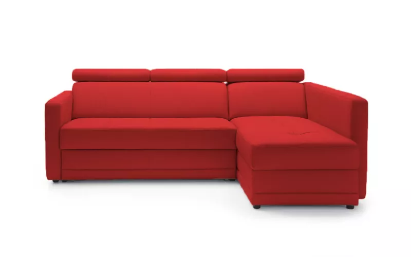 EDEN rohová sedací souprava, orientace pravá strana 225x165x94 - Červená