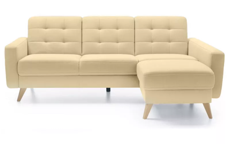 NAPPA rohová sedací souprava 222x156x87 - Béžová