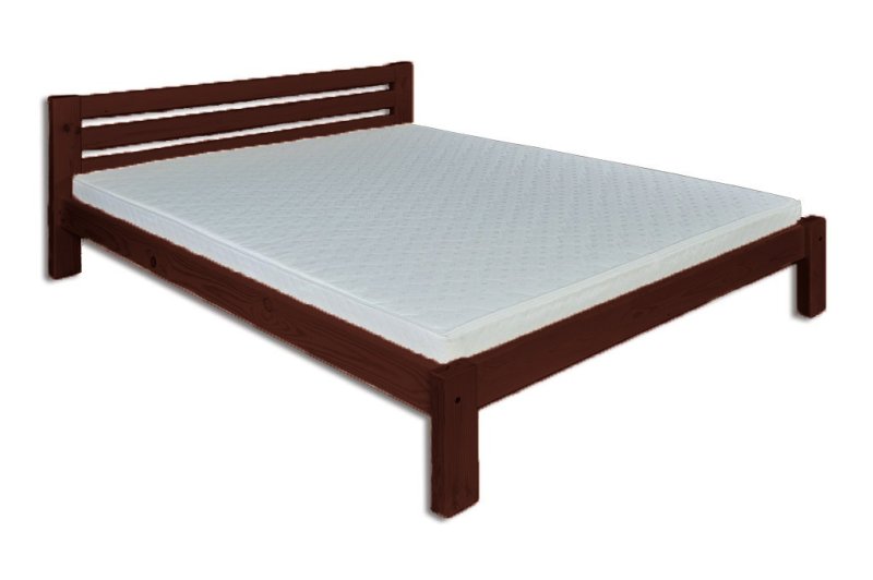 Postel z masivní borovice, dvoulůžko 180x200cm - Dub