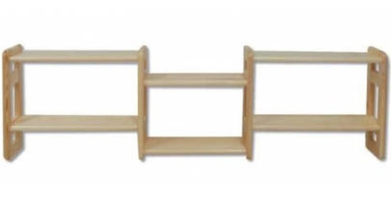 Police 110x19x44cm - Šedá