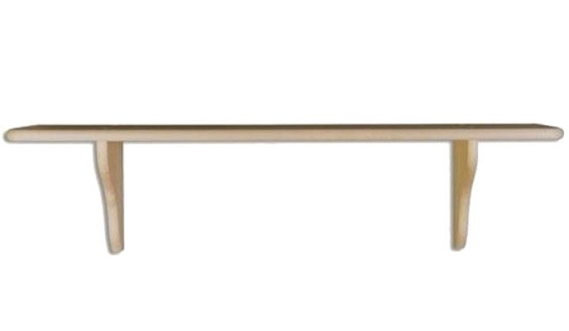 Police 100x20x25cm - Šedá