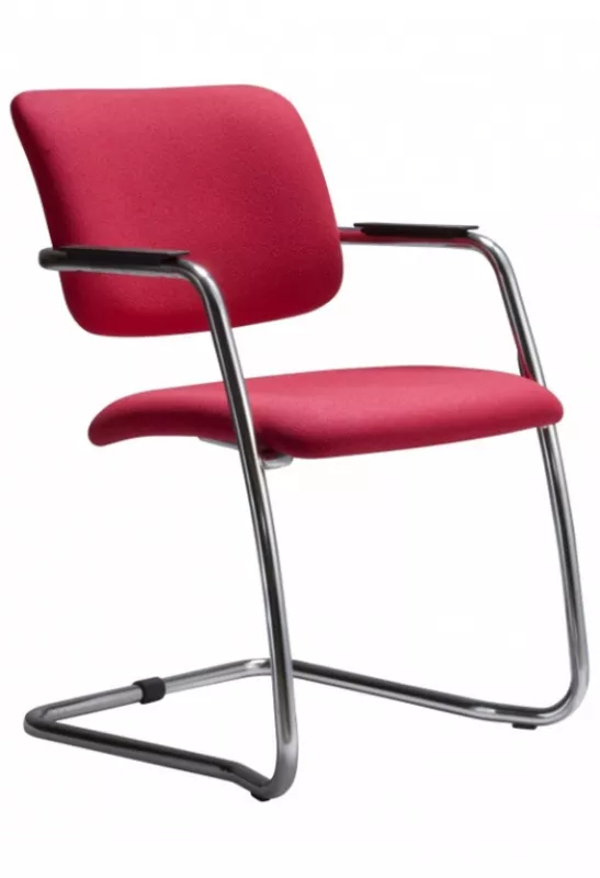 Konferenční židle 2180/S Magix  - koženka bílá