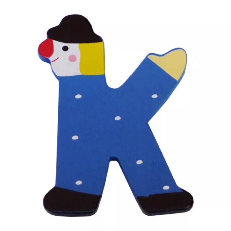 Dřevěné písmenko K (7,2 cm)