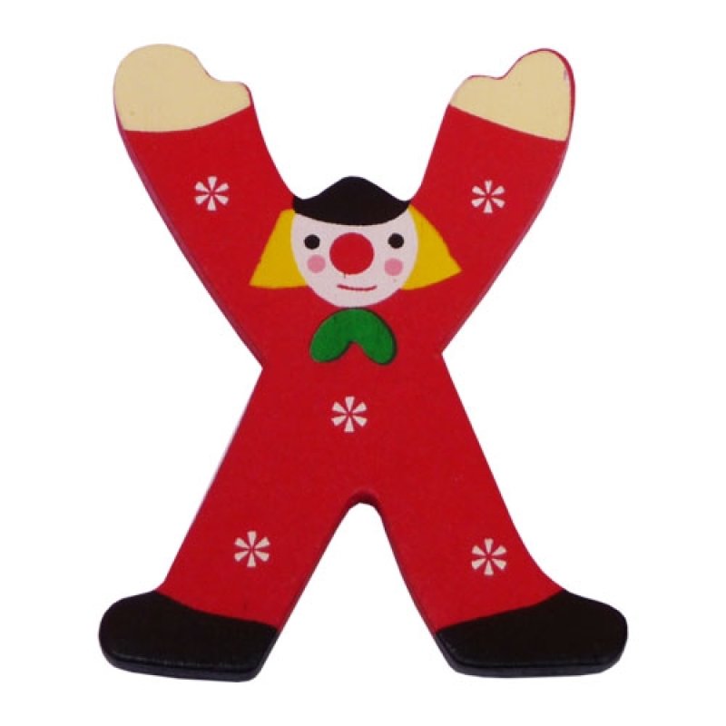 Dřevěné písmenko X (7,2 cm)