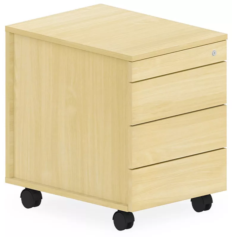 Mobilní kontejner bezúchytkový 43x58x59,5cm - Javor