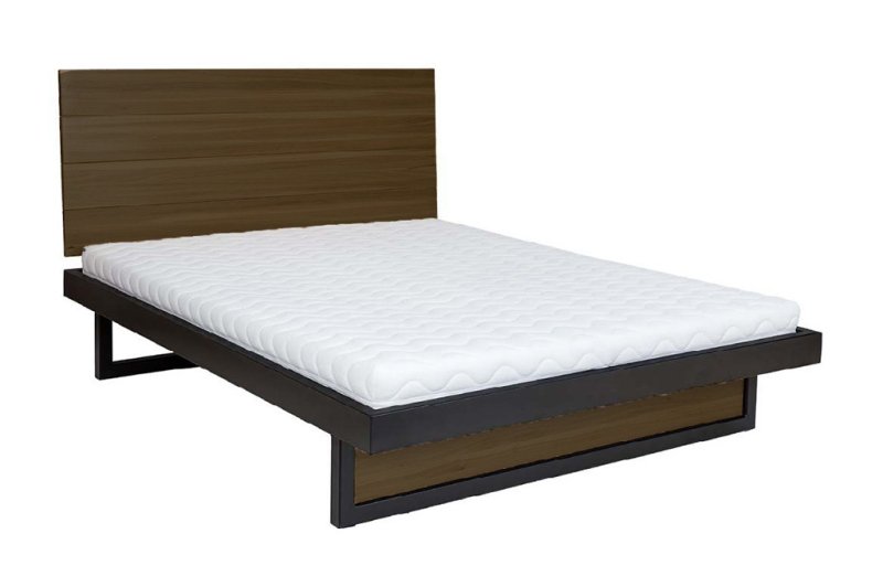 Postel z masivního přírodního dubu, dvoulůžko 180x200cm - Dub medový