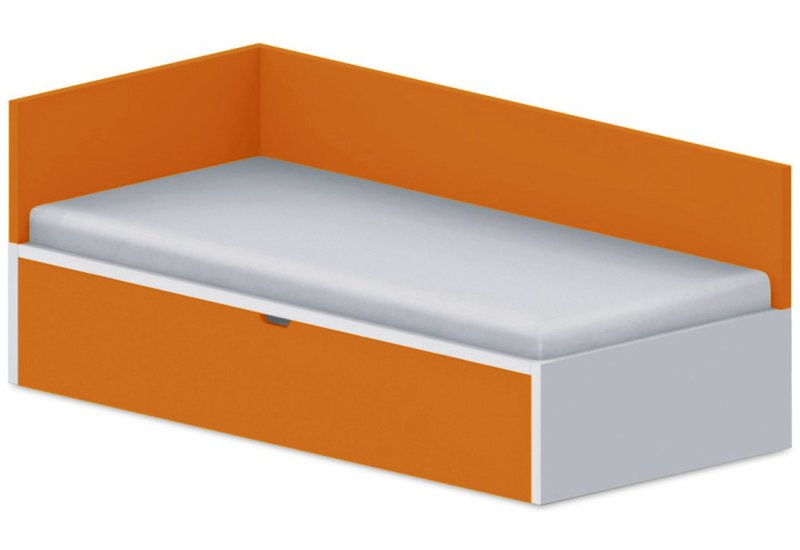 Dětská postel 90x200cm s úložným prostorem Ema - Chilli red