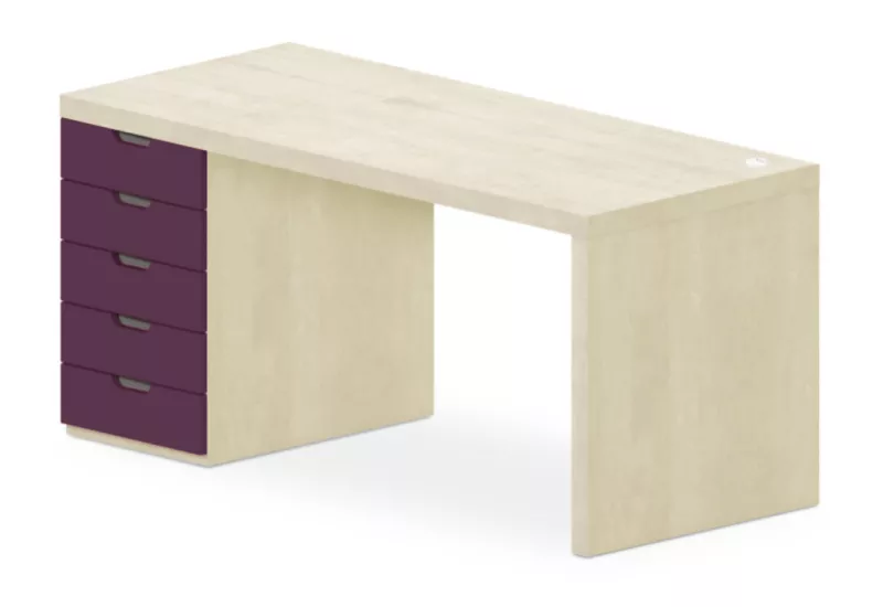 Stôl so zásuvkovým kontajnerom 160x70cm - Viola