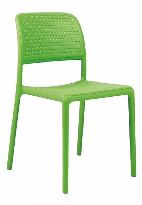 Plastová židle - BORA  - Lime