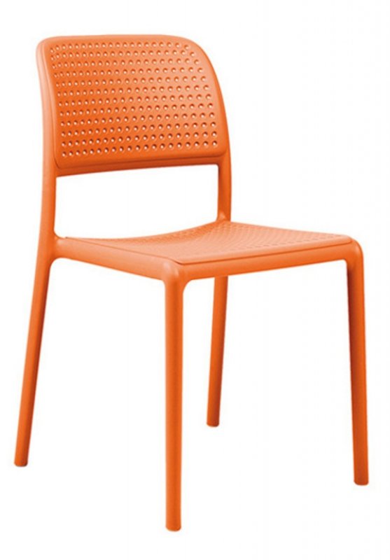 Plastová židle BORA  - Rosso
