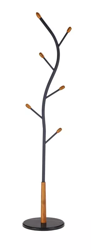 Stojanový věšák 38 x186cm - Černý