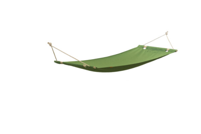 Elegantná hojdacia sieť z masívneho smrekového dreva 355x104x128cm - Zelená