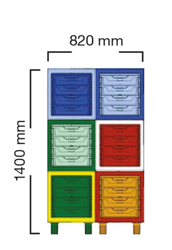 Kompletní složená sestava 2x3