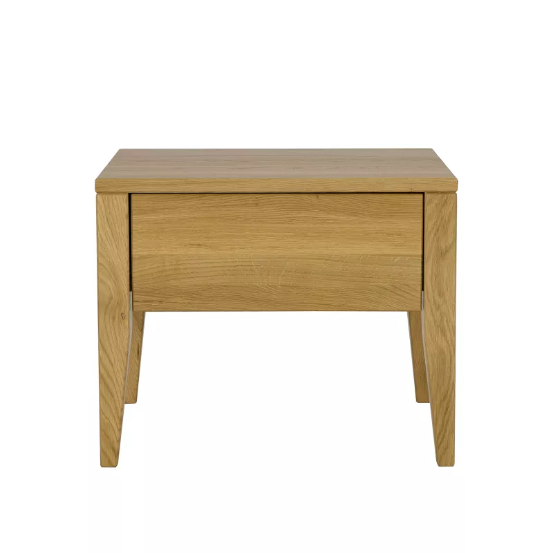 Noční stolek z masivního dubu 50x35x41cm -  RETRO Dub-přírodní