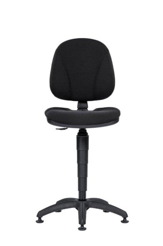 Pokladní židle 1040 ERGO  - koženka modrá