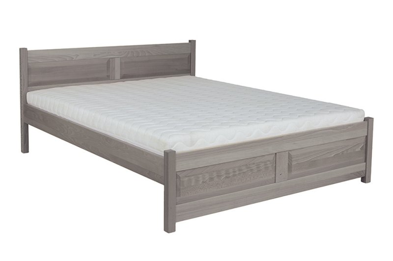 Postel z masivního buku, dvoulůžko 140x200cm - Buk-lausane