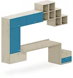 Stolová zostava 280x55x220cm - Mamba green