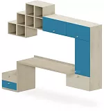 Stolová sestava 280x55x220cm - Chilli red