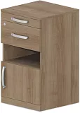 Noční stolek 45x45x77cm - Buk bílý